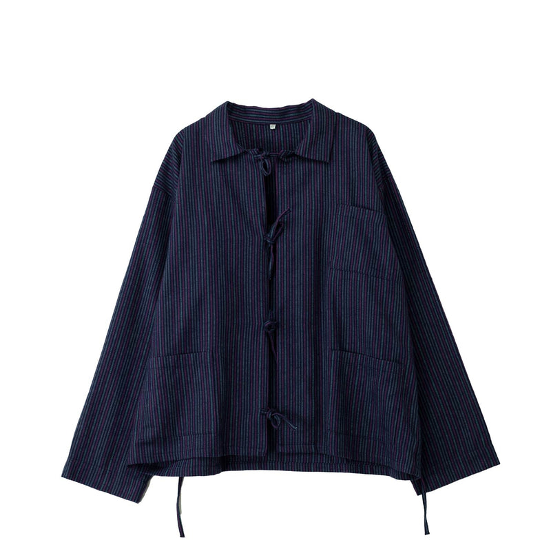 Baserange LIMBER SHIRT, Purple Stripe