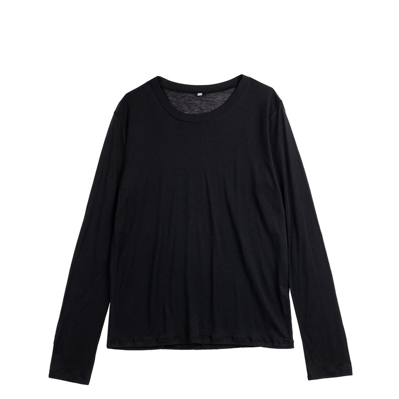 Baserange LONG SLEEVE TEE, Black