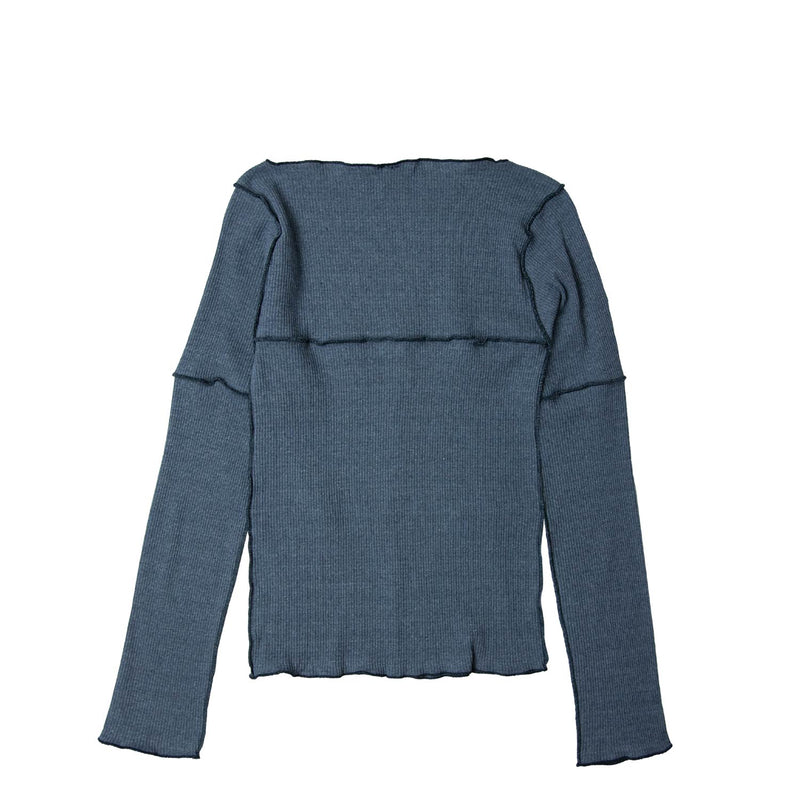 Baserange CINDER L/S TEE, Dark Denim