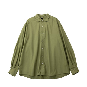 Green shirt on a white background