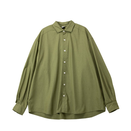 Green shirt on a white background