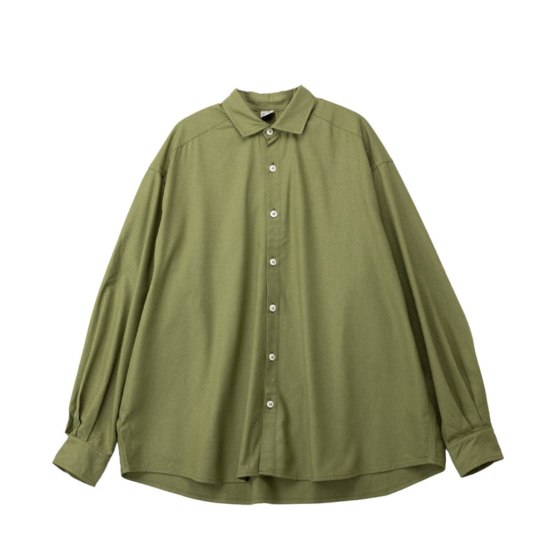 Green shirt on a white background