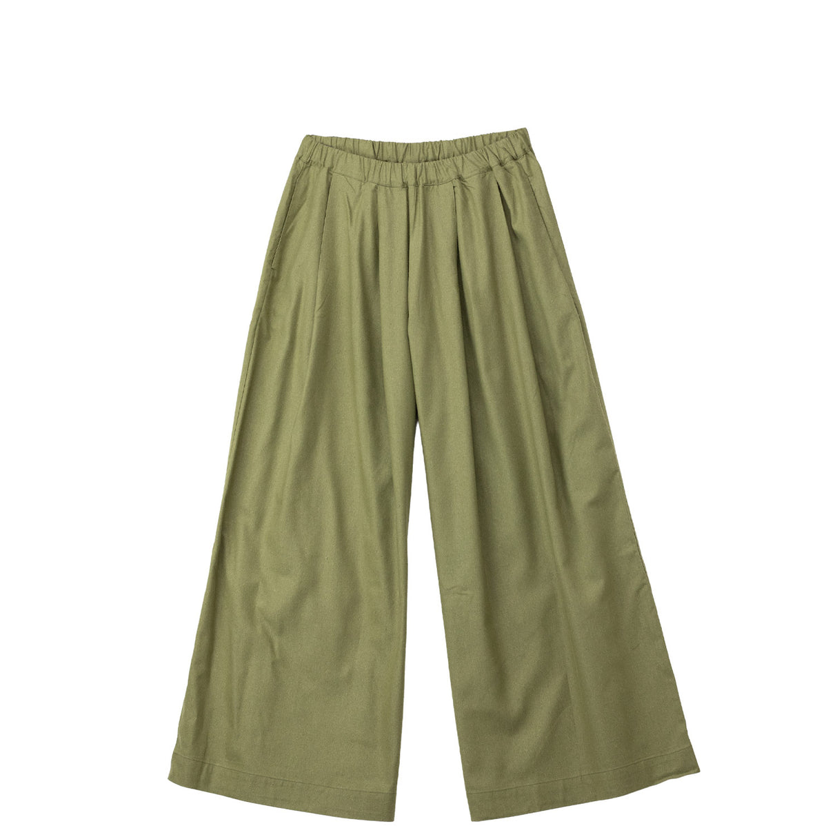 Green pants on a white backgroun
