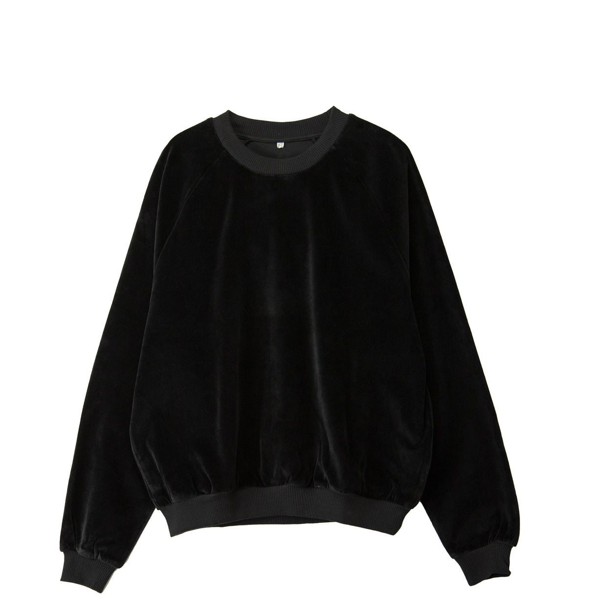Baserange RIM RAGLAN SWEATSHIRT, Black