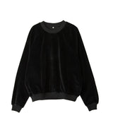 Baserange RIM RAGLAN SWEATSHIRT, Black
