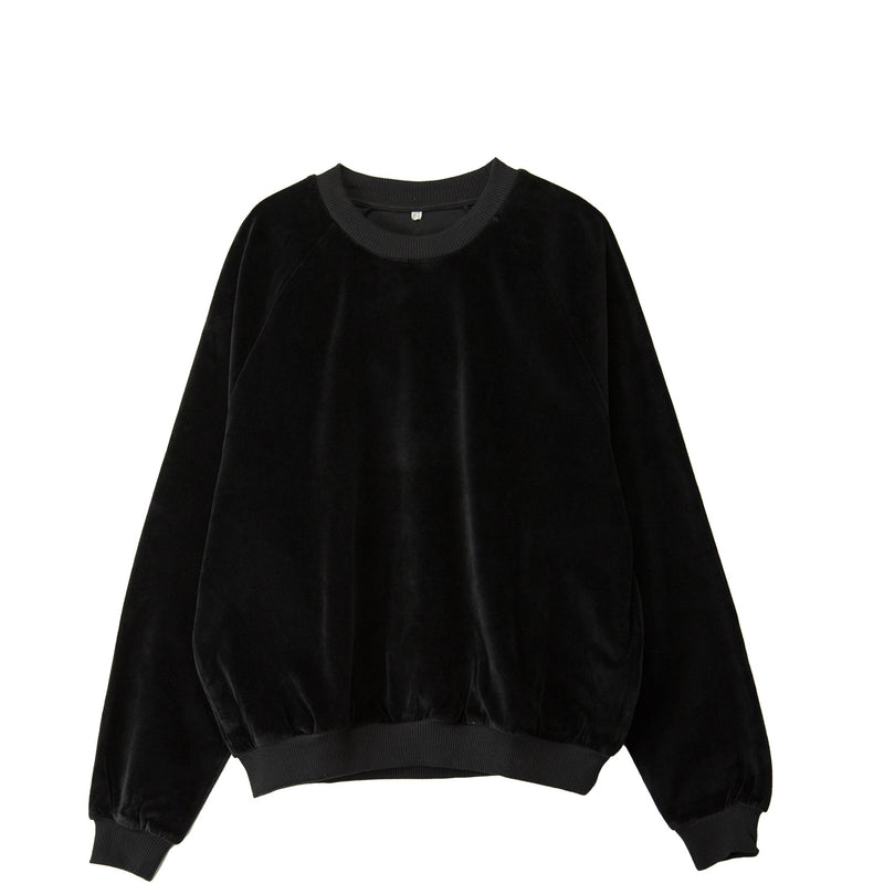 Baserange RIM RAGLAN SWEATSHIRT, Black