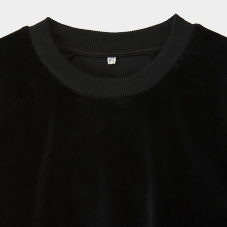 Baserange RIM RAGLAN SWEATSHIRT, Black