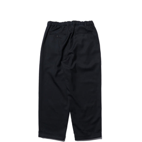 Beams+ 2 PLEATS RELAX TROUSERS LAUNDRY, Navy