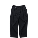 Beams+ 2 PLEATS RELAX TROUSERS LAUNDRY, Navy