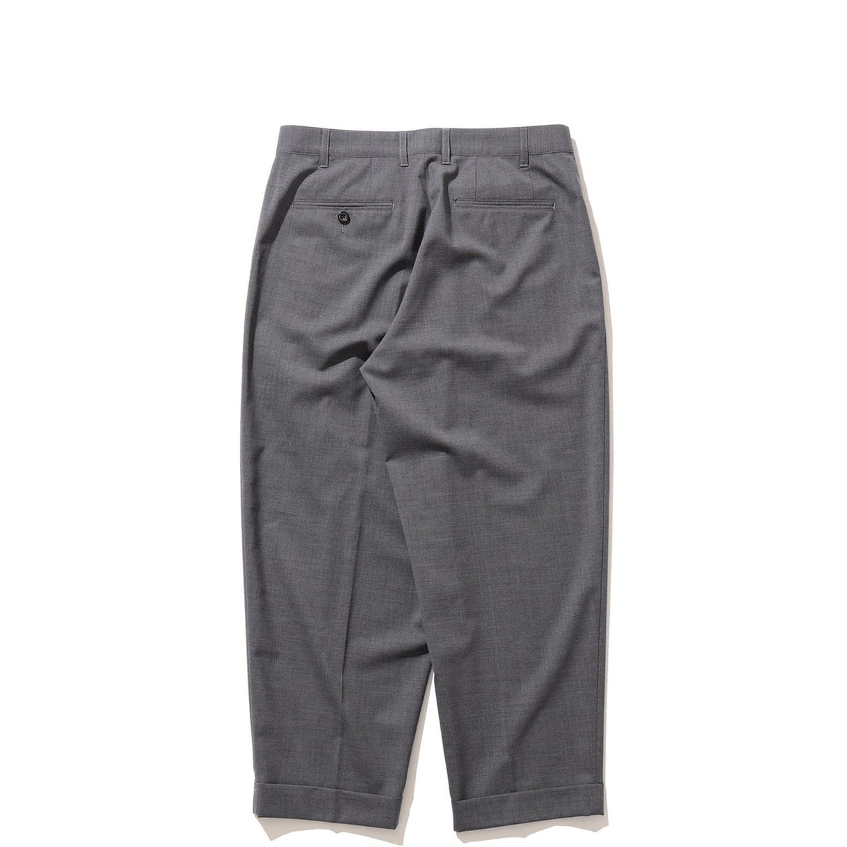 Beams+ 2 PLEATS WOOL TROPICAL, Grey