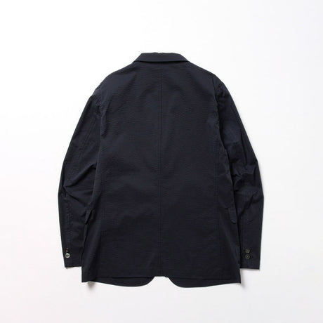 Beams+ 3B SHIRT JACKET COOLMAX SEERSUCKER, Navy