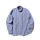 Beams+ B.D. 1/40 LINEN CHAMBRAY, Blue