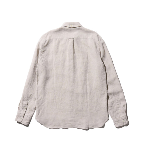 Beams+ B.D. 1/40 LINEN CHAMBRAY, Natural