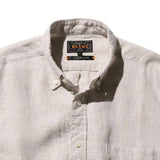 Beams+ B.D. 1/40 LINEN CHAMBRAY, Natural