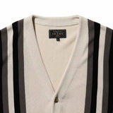 Beams+ CARDIGAN STRIPE, Beige