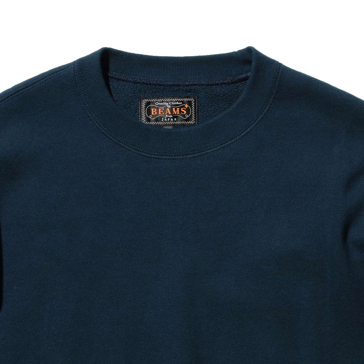 Beams+ CREWNECK SWEATSHIRT, Navy
