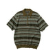 Beams+ HALF ZIP KNIT POLO, Olive