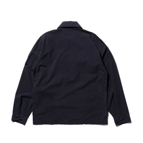Beams+ MIL SHIRT-JACKET TEXTURED RIPSTOP, Navy