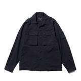 Beams+ MIL SHIRT-JACKET TEXTURED RIPSTOP, Navy