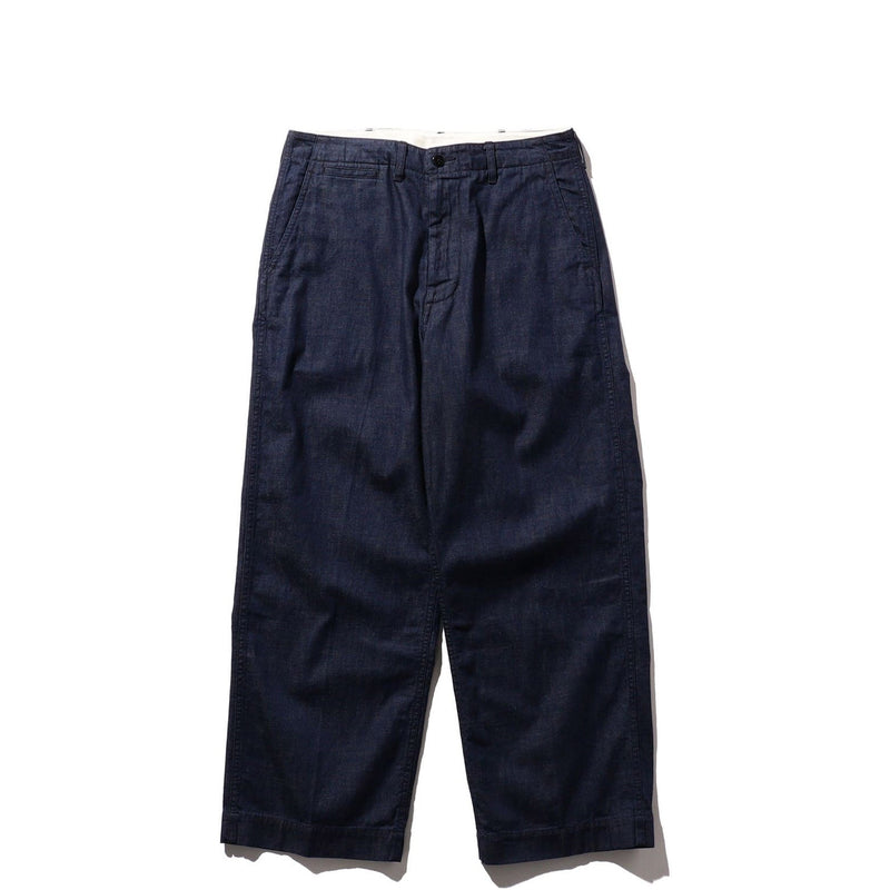 Beams+ MIL TROUSERS, Denim Indigo
