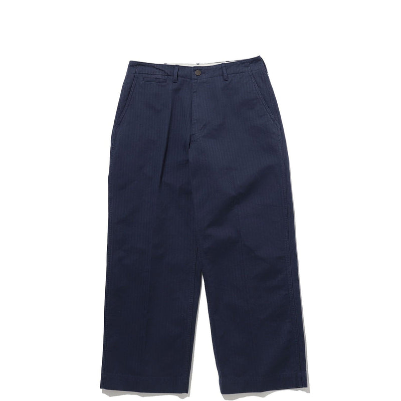 Beams+ MIL TROUSERS HERRINGBONE, Navy