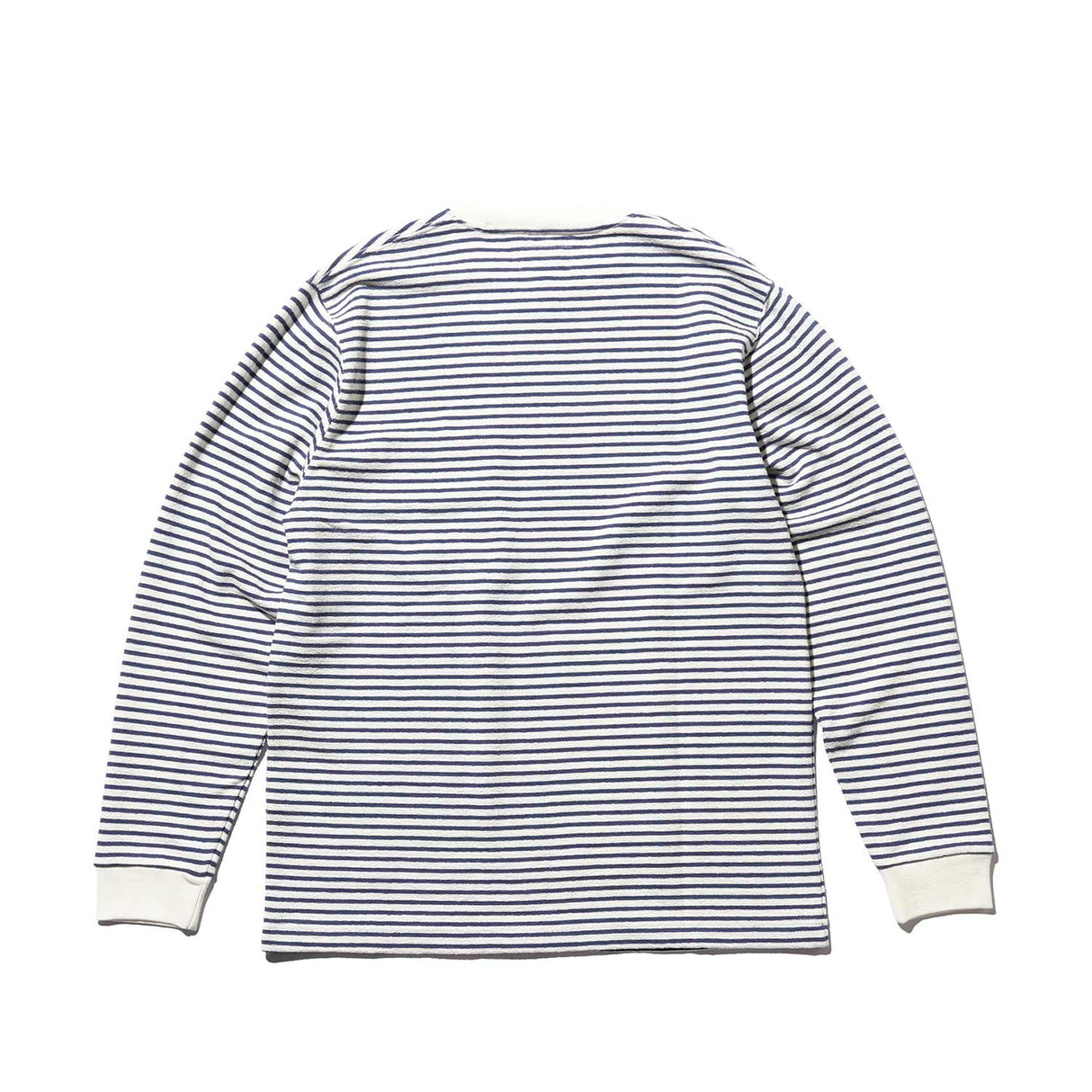 Beams+ POCKET TEE INLAY STRIPE, Off White