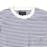 Beams+ POCKET TEE INLAY STRIPE, Off White