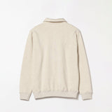 Beams+ SWEAT HALF ZIP, Oatmeal