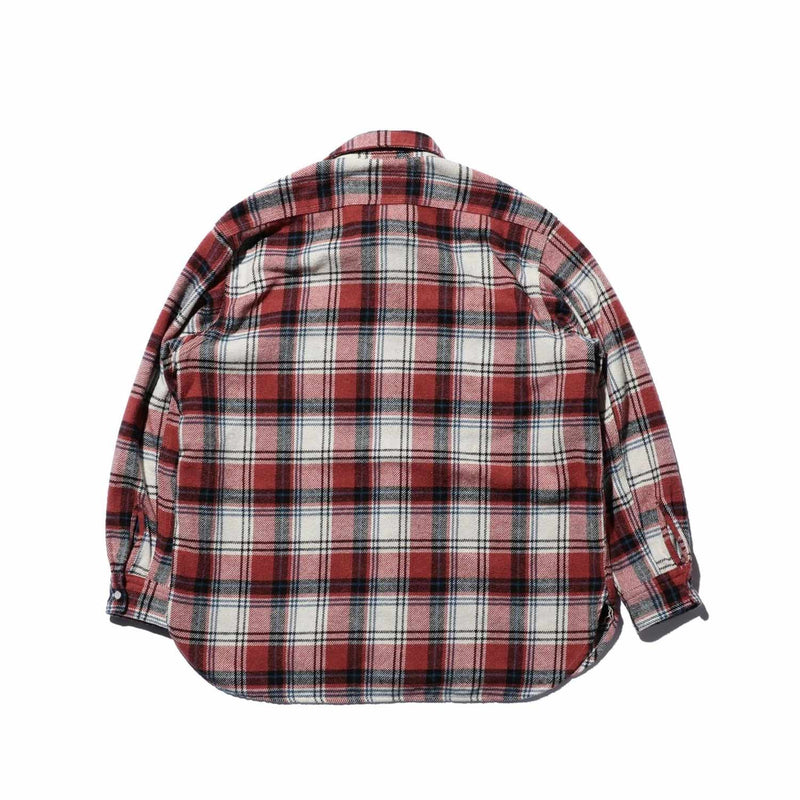 Beams+ WORK NEP PLAID SHIRT, Pink