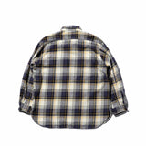 Beams+ WORK NEP PLAID SHIRT, Purple