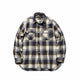 Beams+ WORK NEP PLAID SHIRT, Purple