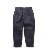 Beams+ 2 PLEATS TAPERED DENIM, Indigo
