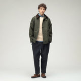 Beams+ 2 PLEATS TAPERED DENIM, Indigo