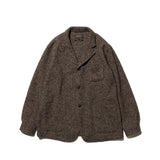 Beams+ 4B CUFFS JACKET HERRINGBONE, Brown