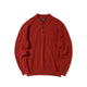 Beams+ KNIT POLO 9G, Burgundy