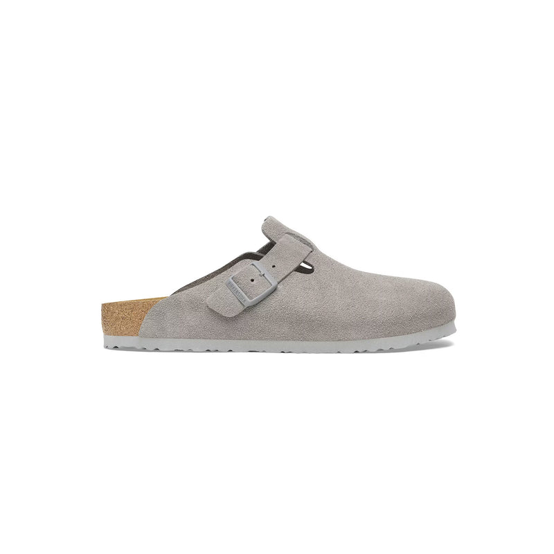 Birkenstock BOSTON SUEDE LEATHER, Stone Coin