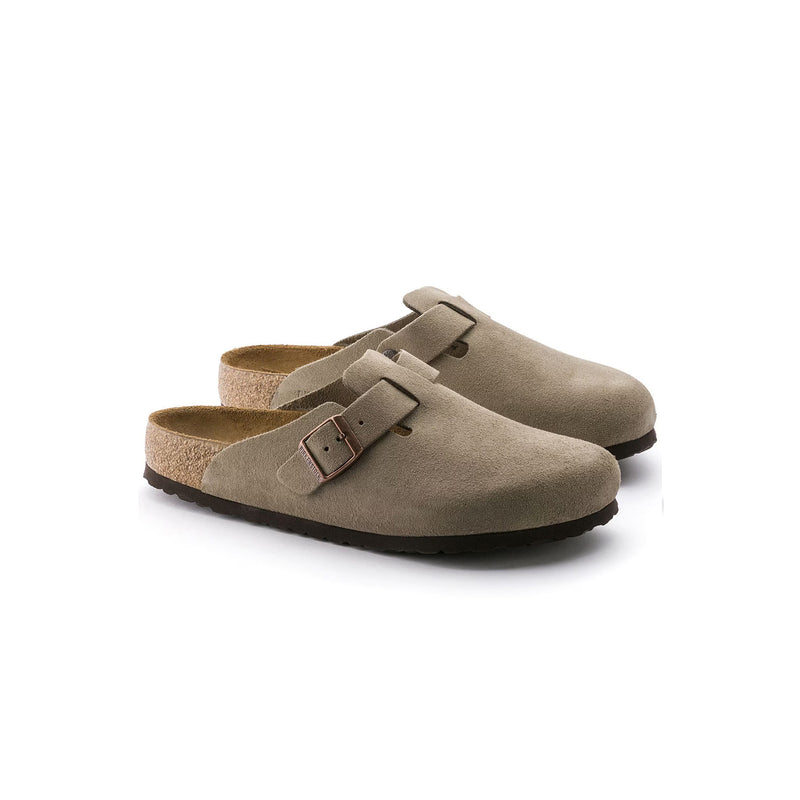 Birkenstock BOSTON SUEDE NARROW, Taupe