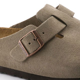 Birkenstock BOSTON SUEDE NARROW, Taupe