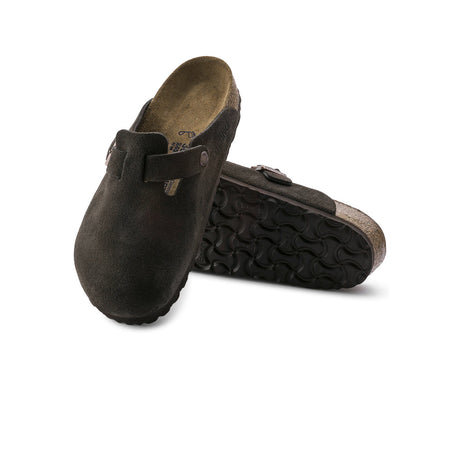 Birkenstock BOSTON SUEDE NARROW, Mocha