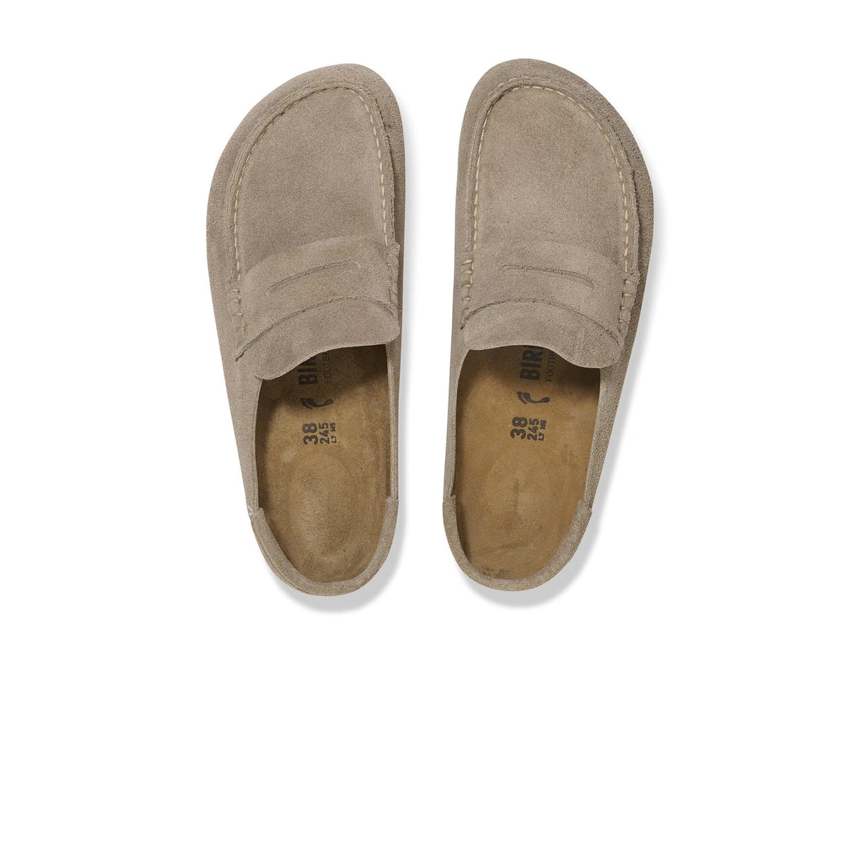 Birkenstock NAPLES WRAPPED SUEDE REGULAR, Taupe