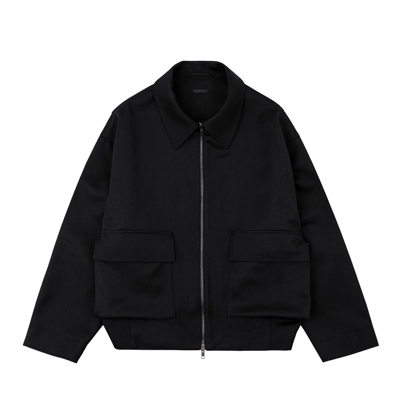 Birrot 738 BOMBER JACKET, Black