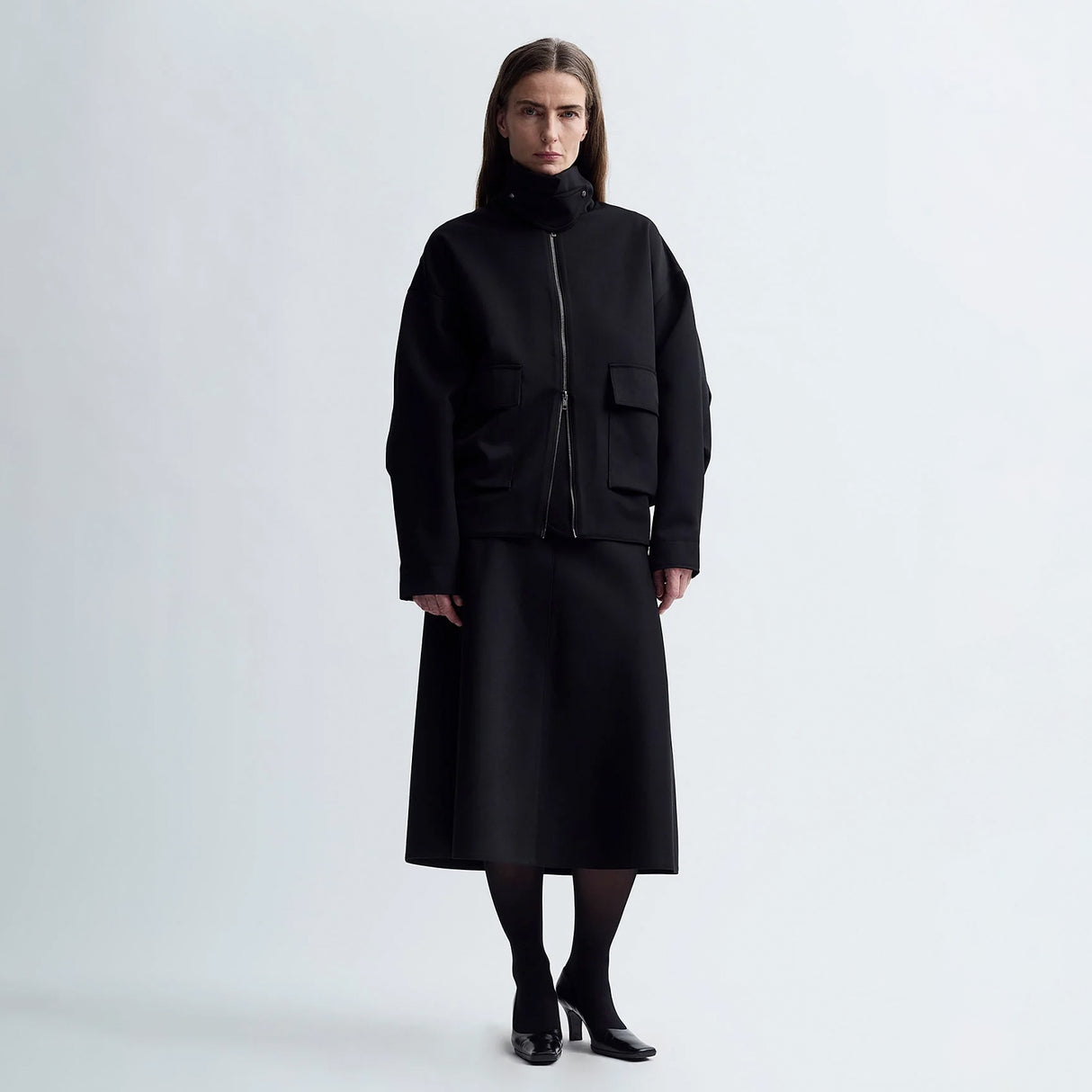 Birrot 738 BOMBER JACKET, Black