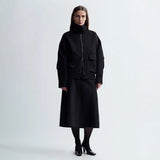 Birrot 738 BOMBER JACKET, Black
