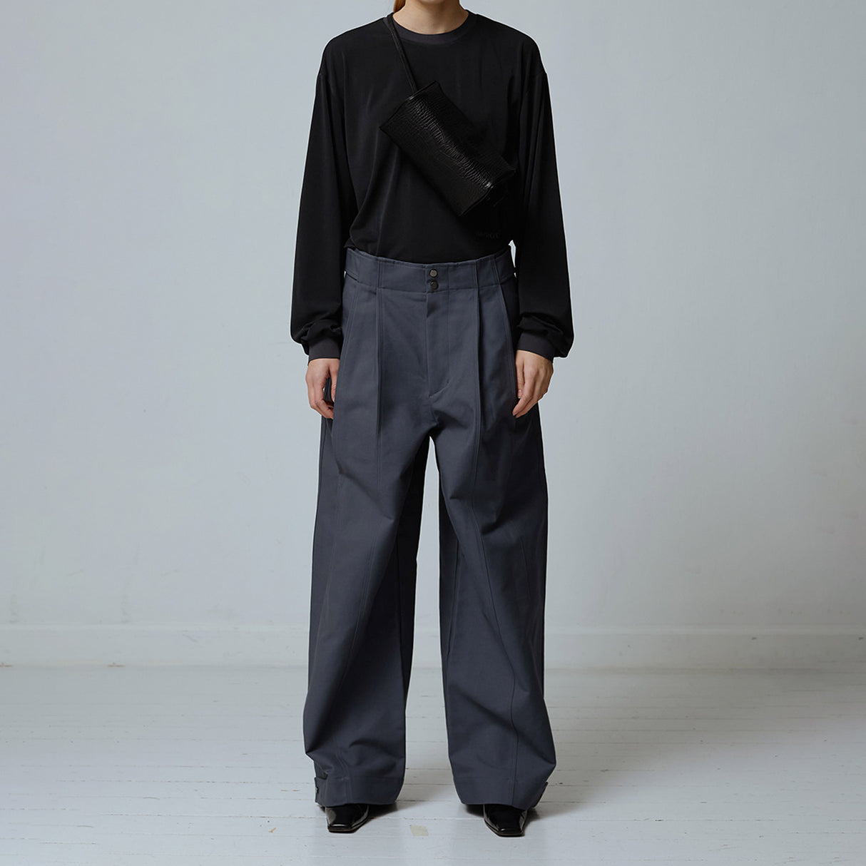 Birrot LAY 1 BOXY TOP, Anthracite - Image 2