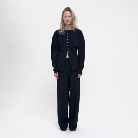 Birrot LAY2 DRAWSTRING TROUSERS, Black