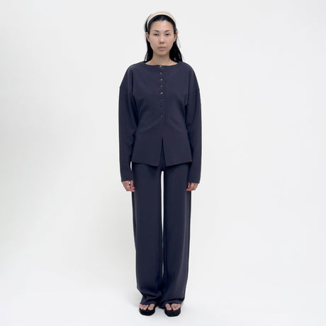 Birrot LAY2 STRAIGHT TROUSER, Mood Indigo