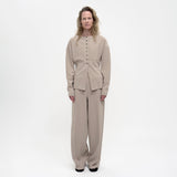 Birrot LAY2 DRAWSTRING TROUSERS, Sand