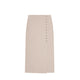 Birrot LAY2 BUTTONED WRAP SKIRT, Sand