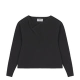 Birrot LAY2 COWL-NECK TOP, Anthracite