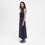 Birrot LAY2 DRAPE DRESS, Mood Indigo